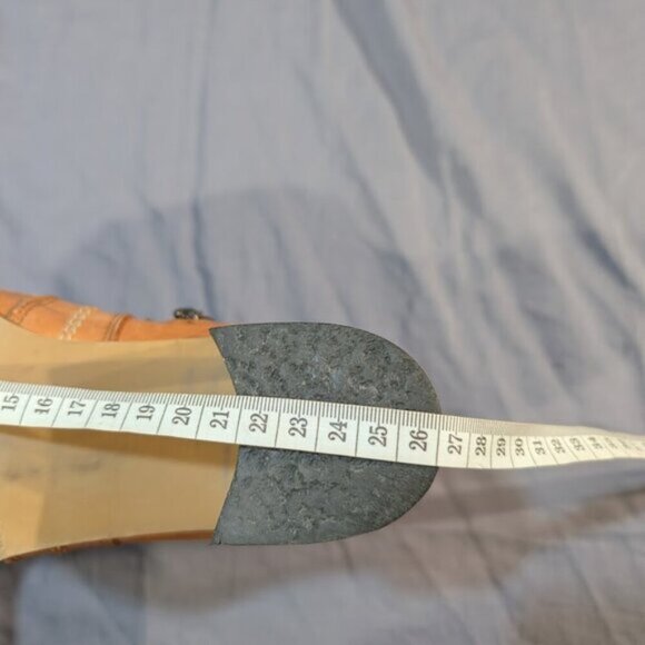 Helix Tan Zipper Closure Low Heel - Picture 8 of 14